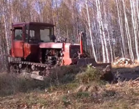 Выравнивание земельного участка
