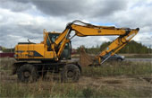 Колесный экскаватор JCB JS 130W
